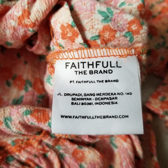 DONATED - FAITHFULL THE BRAND Peplum Top - Mathiola Floral - Picture 7 of 10